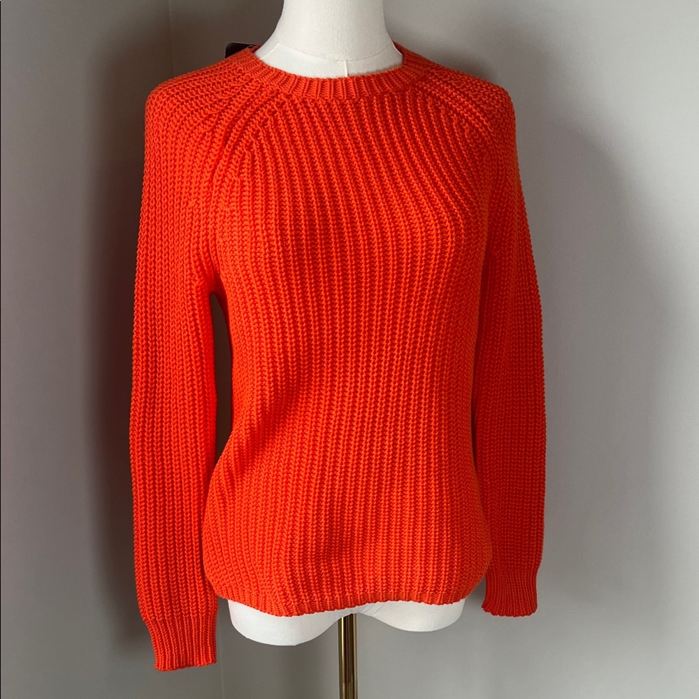 Ralph Lauren Vibrant Orange Sweater PXS NWT
